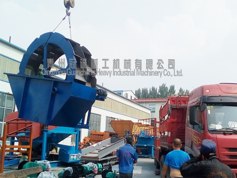 輪斗式洗沙機發往河北 輪斗式洗沙機發往河北