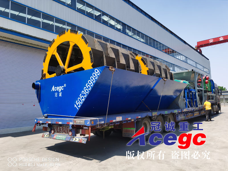 每小時300噸洗沙機發往吉林舒蘭縣 每小時300噸洗沙機發往吉林舒蘭縣